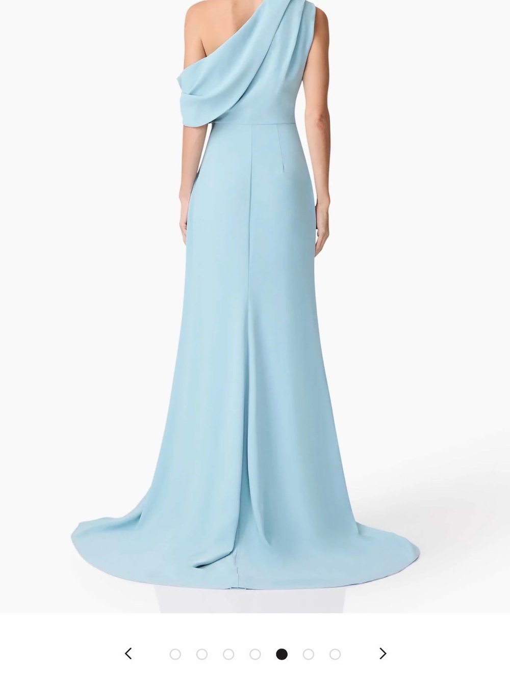Elliatt Isadora Off The Shoulder Gown in Blue - Picture 2 of 5